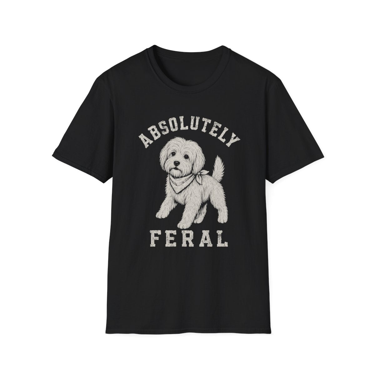 Bandana Tibetan Terrier Tee - Black