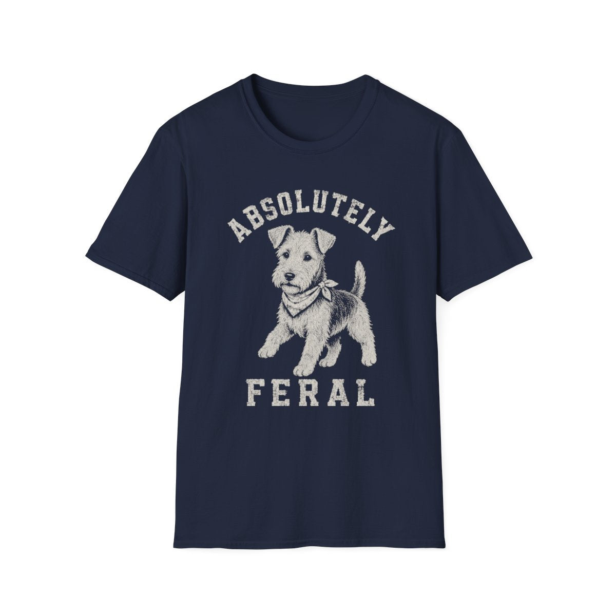 Bandana Yorkshire Terrier Tee - Navy