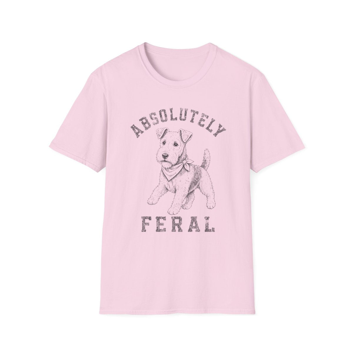 Bandana Yorkshire Terrier Tee - Light Pink