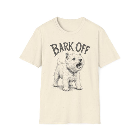 Bark Off Westie Tee - Natural