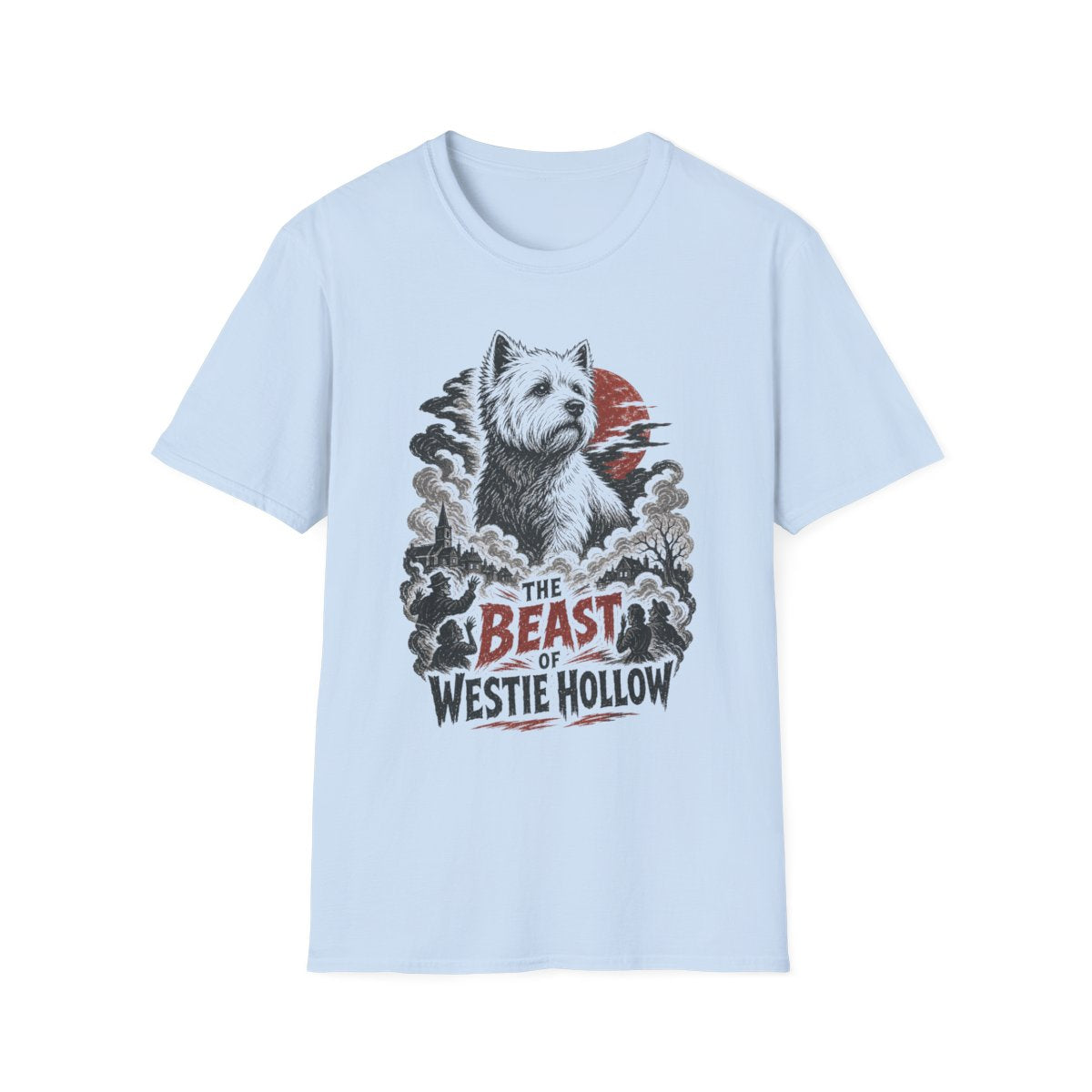 Beast Of Westie Hollow Tee - Light Blue