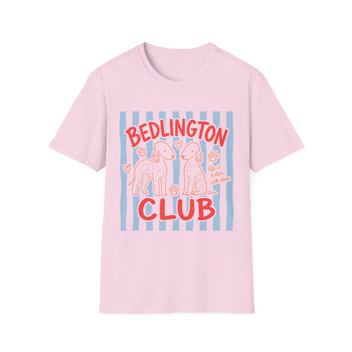 Bedlington Club Tee - Light Pink