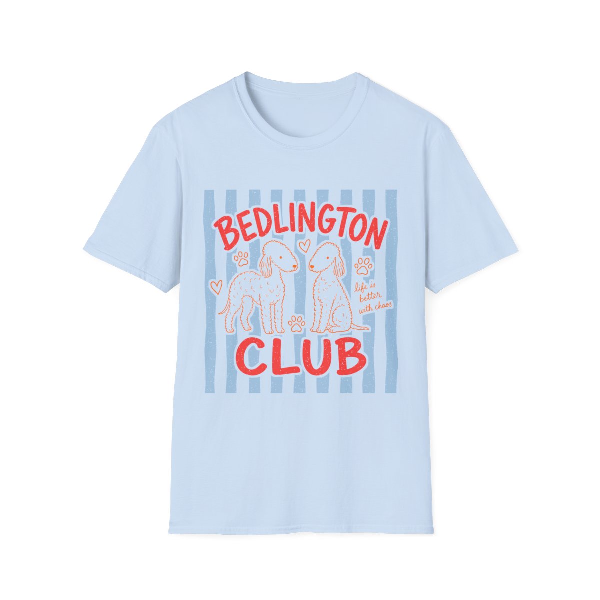 Bedlington Club Tee - Light Blue