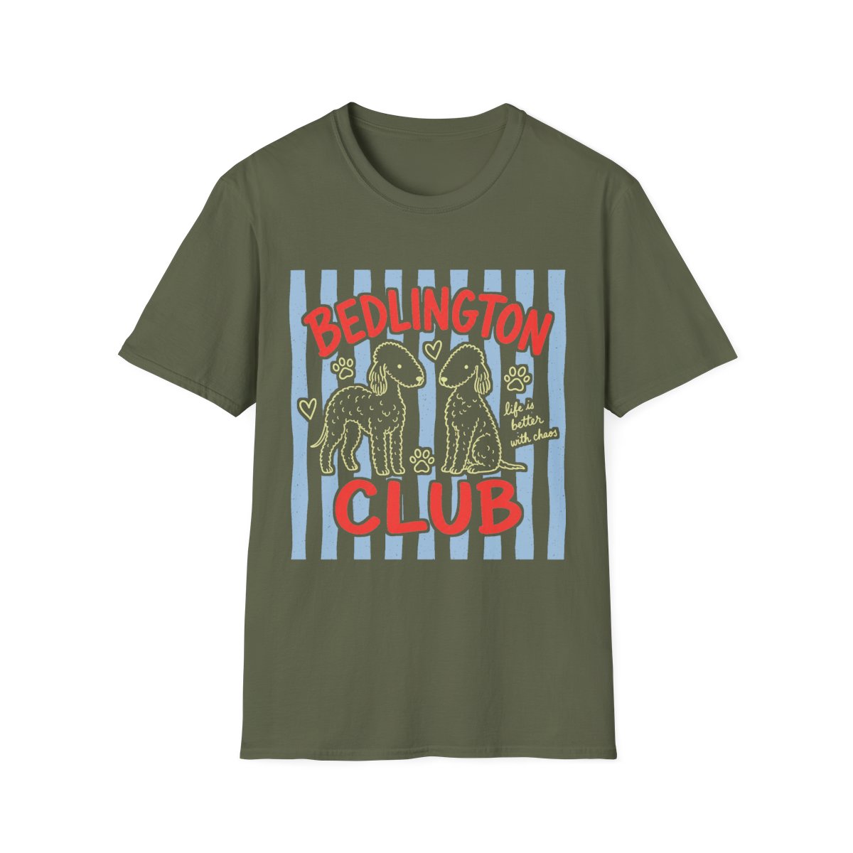 Bedlington Club Tee - Military Green