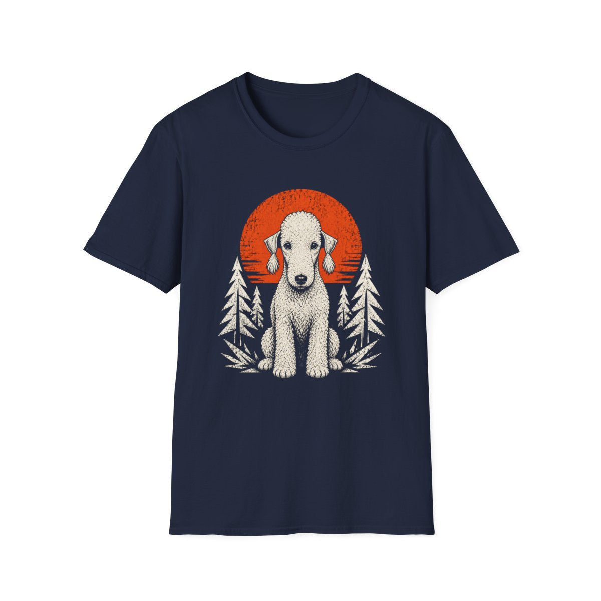 Bedlington Terrier Adventure Club Tee - Navy