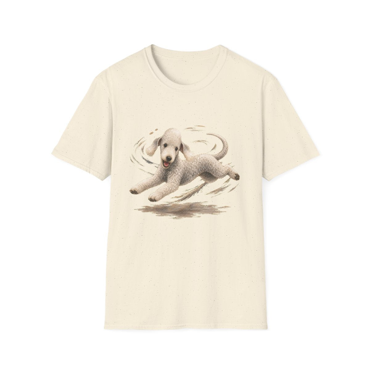 Bedlington Terrier Certified Zoomies Champion Tee - Natural