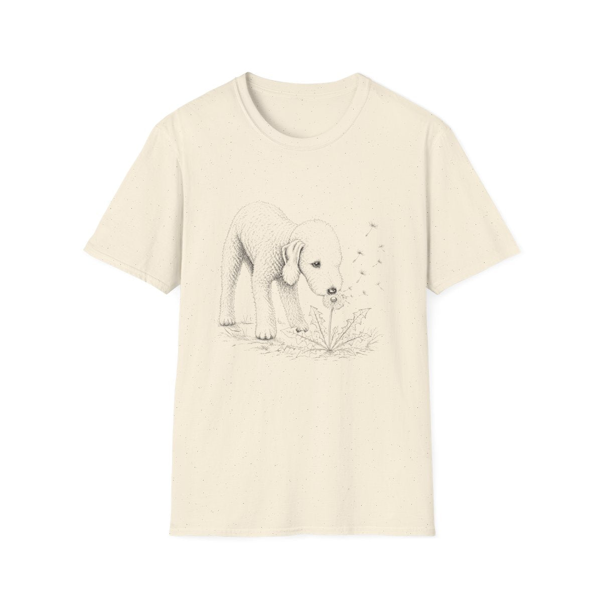 Bedlington Terrier Make A Wish Tee - Natural