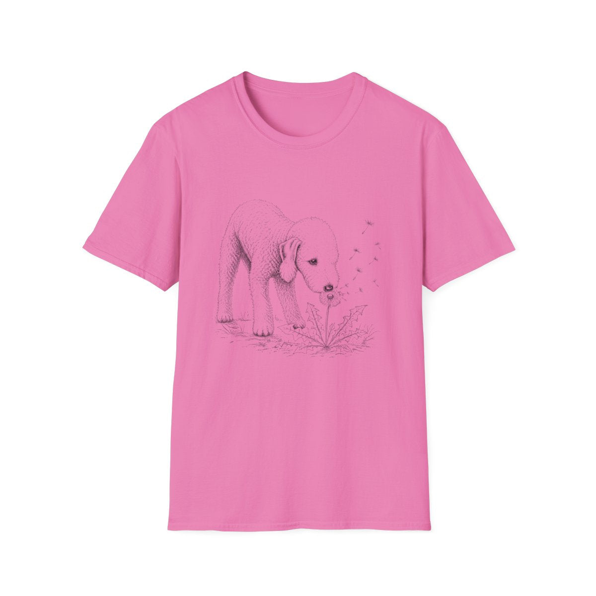 Bedlington Terrier Make A Wish Tee - Azalea