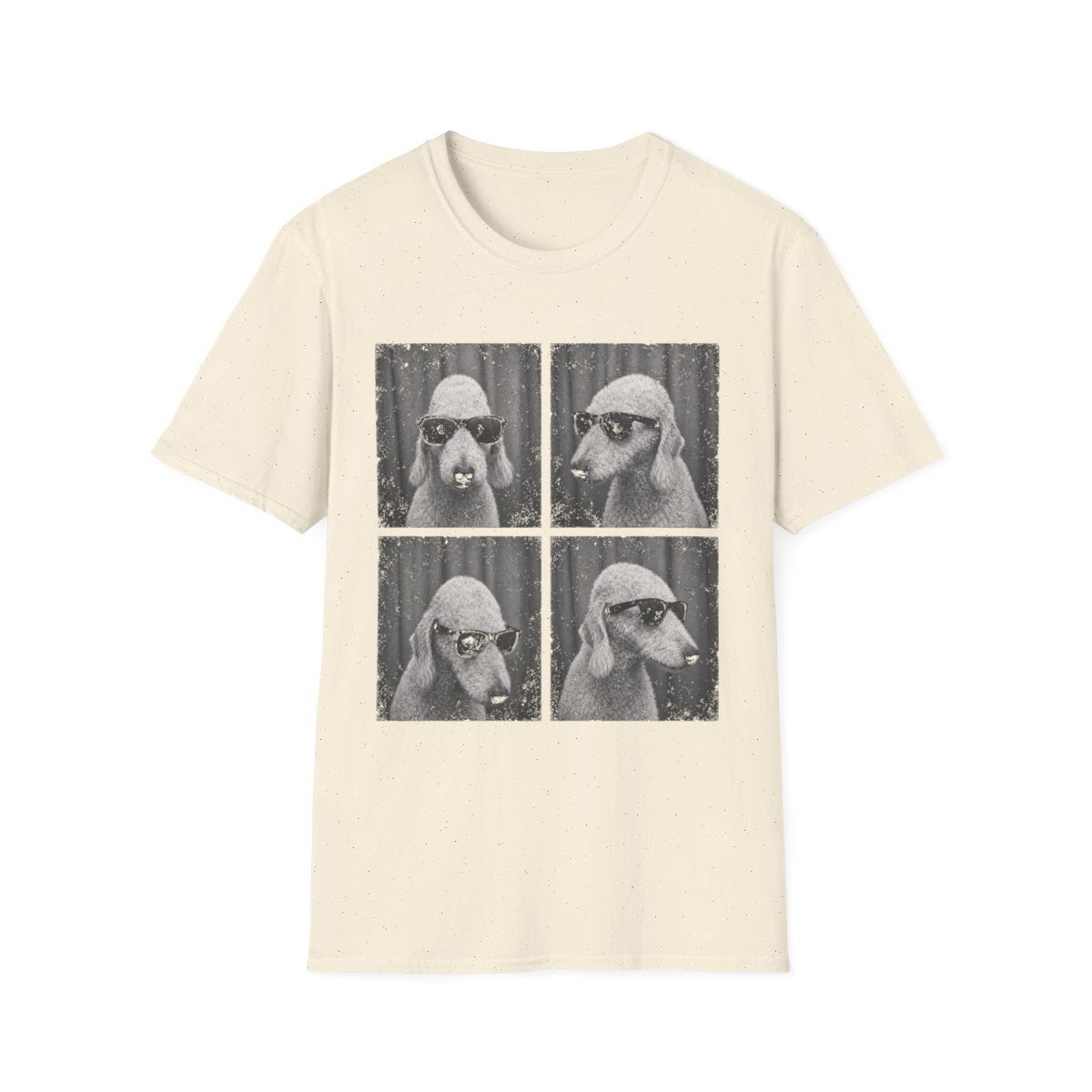 Bedlington Terrier Photo Booth Tee - Natural