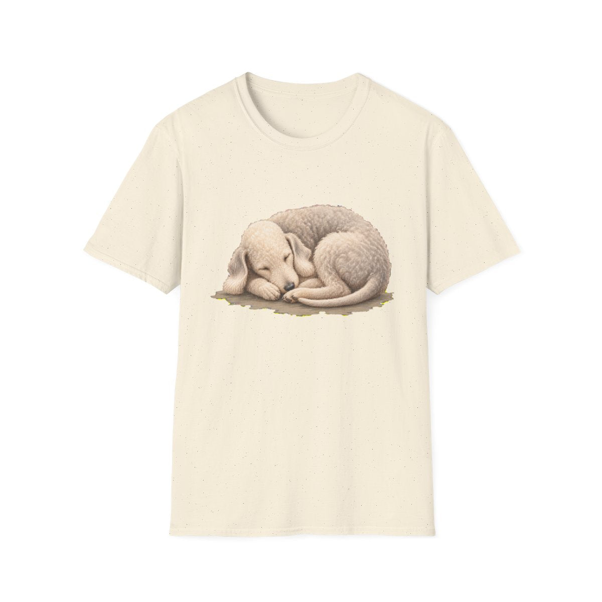 Bedlington Terrier Rest At Last Tee - Natural