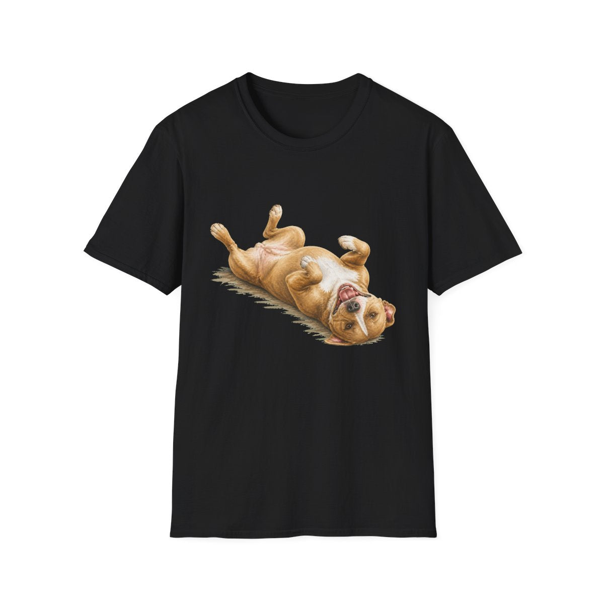Belly Rubs American Pit Bull Terrier Tee - Black