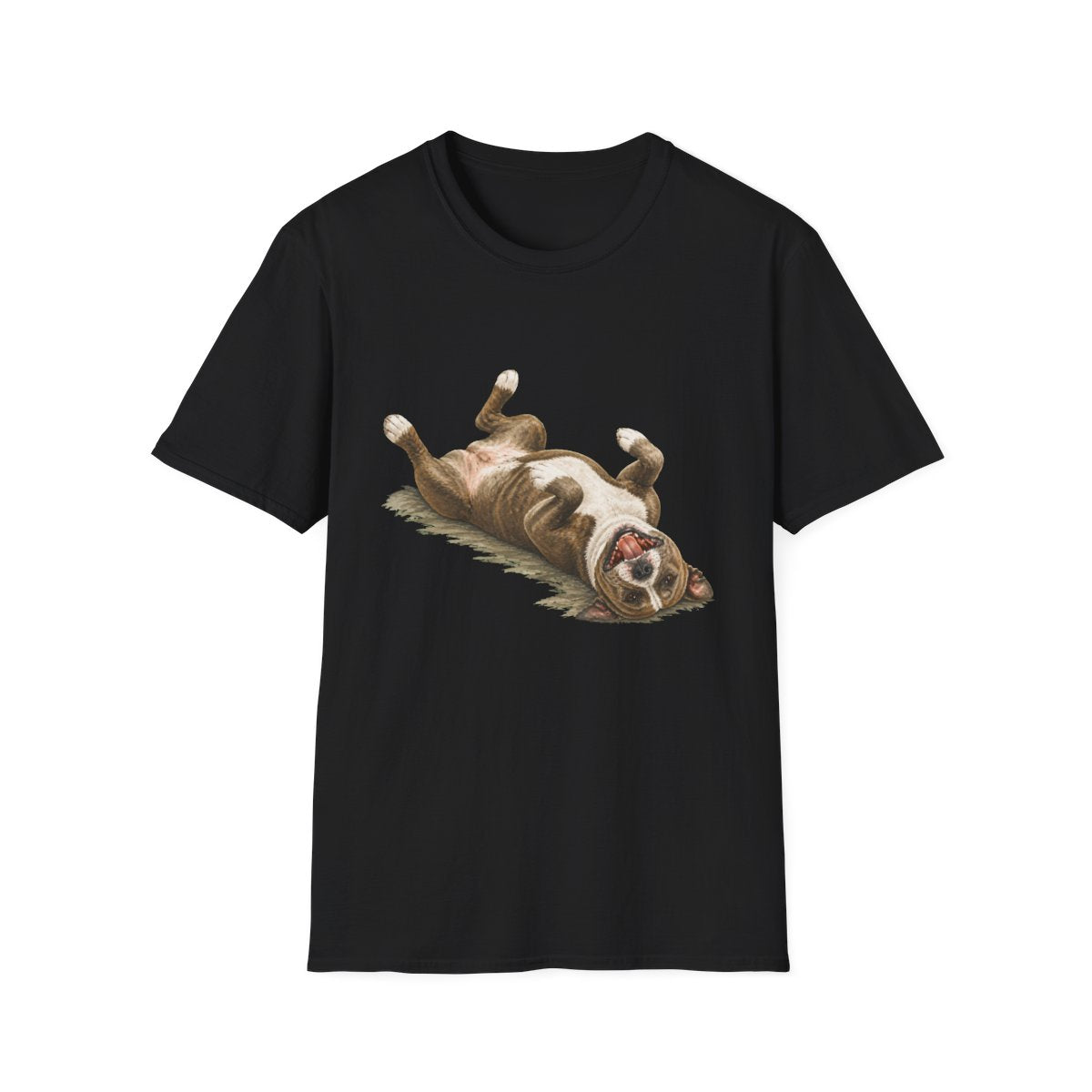 Belly Rubs American Staffordshire Terrier Tee - Black