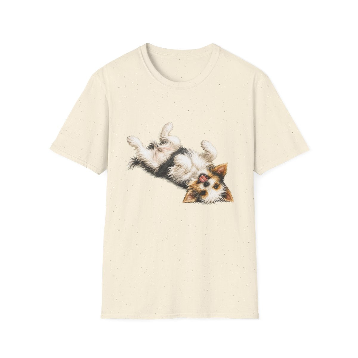 Belly Rubs Biewer Terrier Tee - Natural