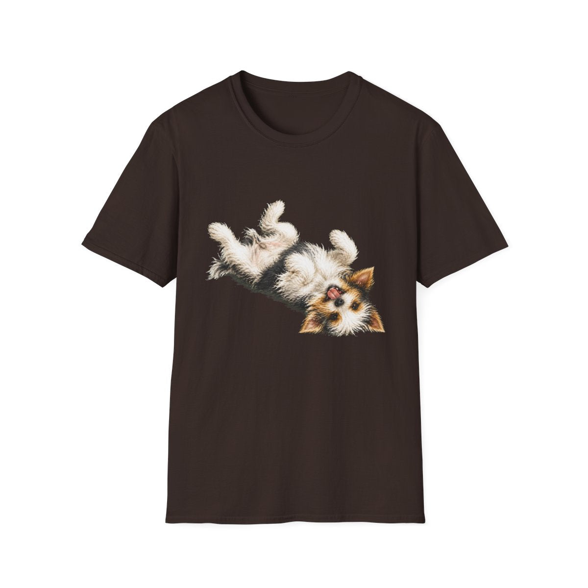 Belly Rubs Biewer Terrier Tee - Dark Chocolate