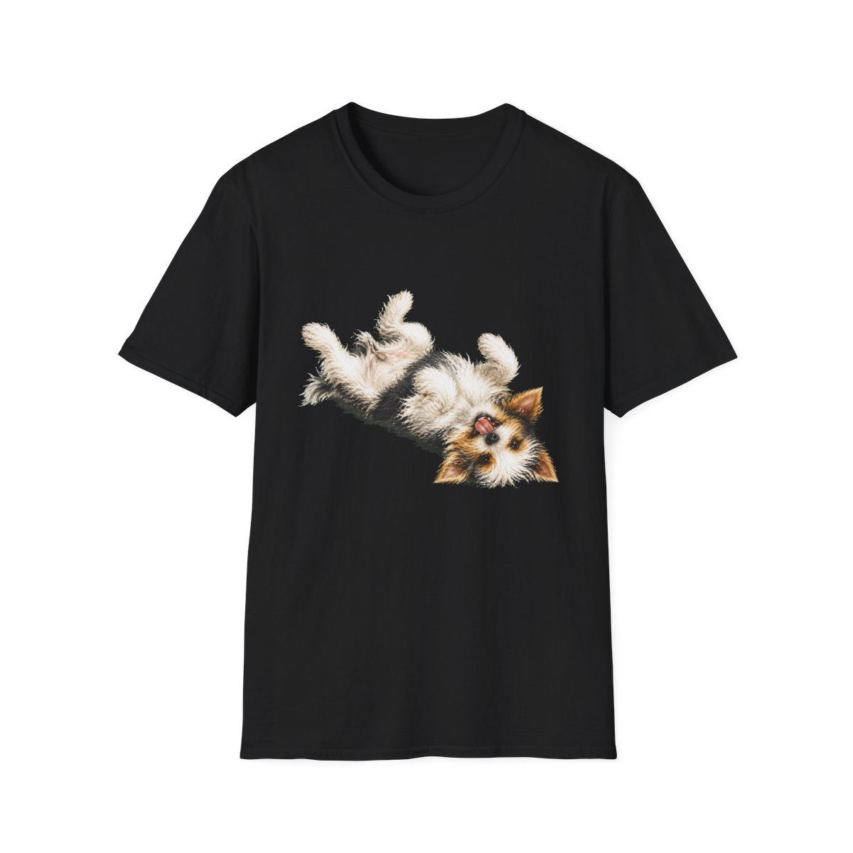 Belly Rubs Biewer Terrier Tee - Black