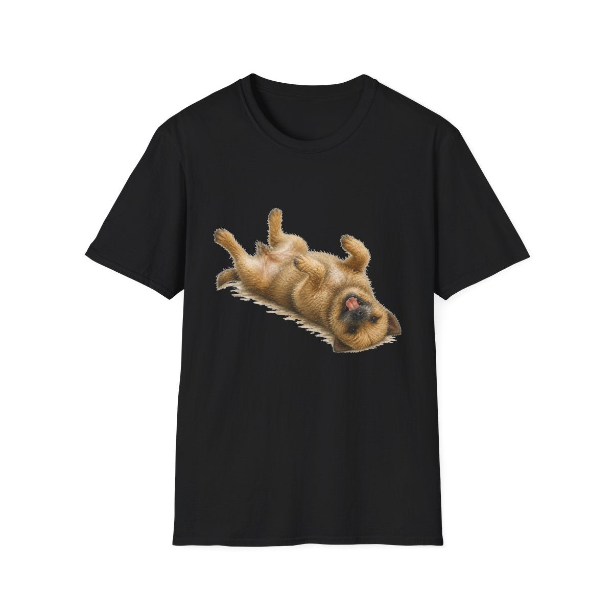 Belly Rubs Border Terrier Tee - Black