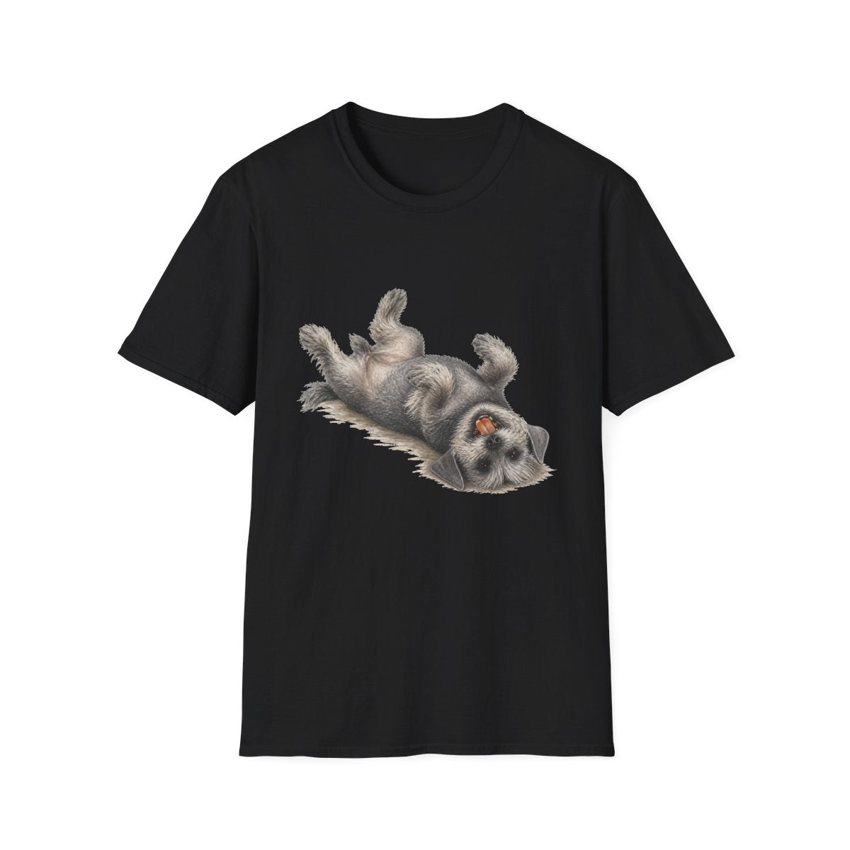 Belly Rubs Cesky Terrier Tee - Black