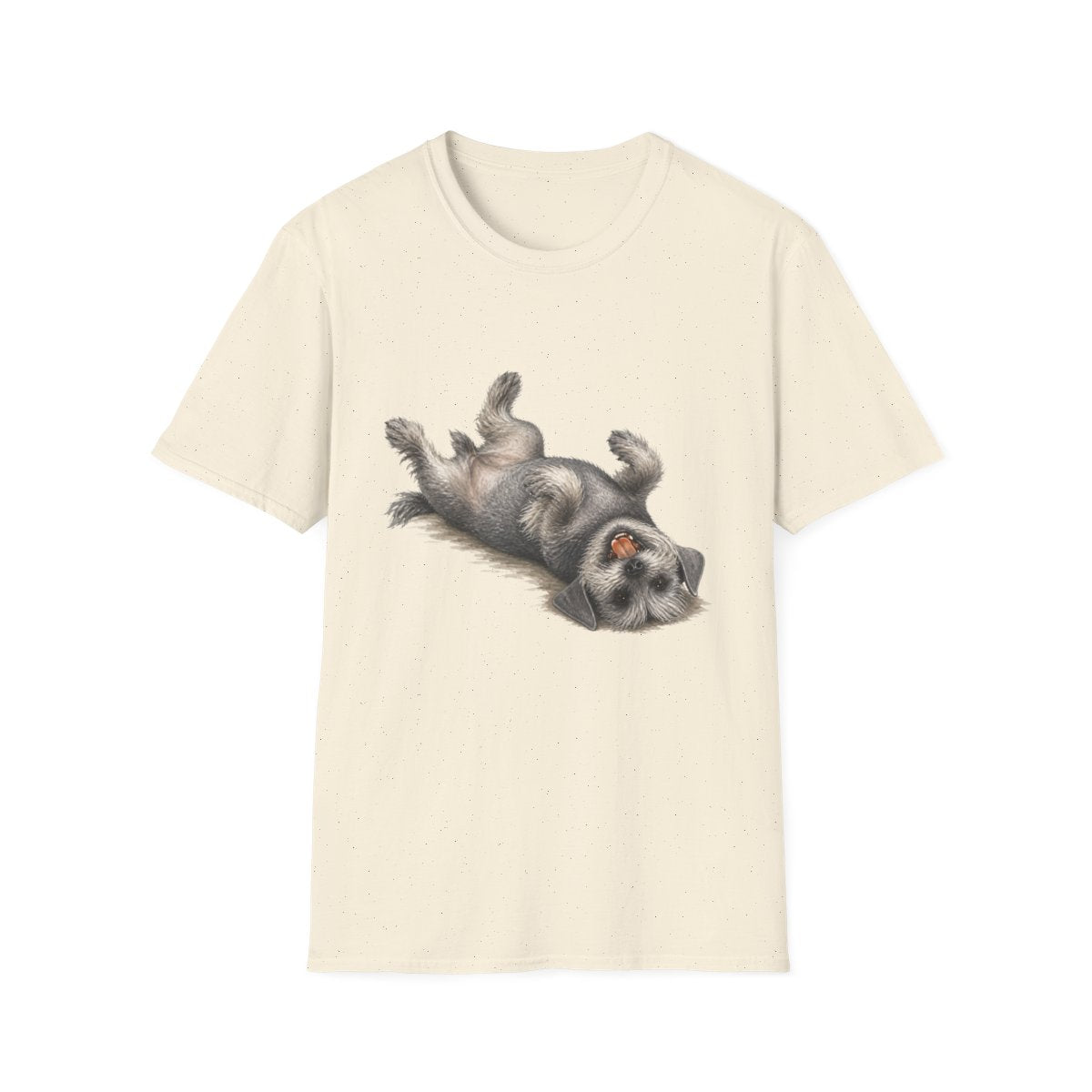 Belly Rubs Cesky Terrier Tee - Natural