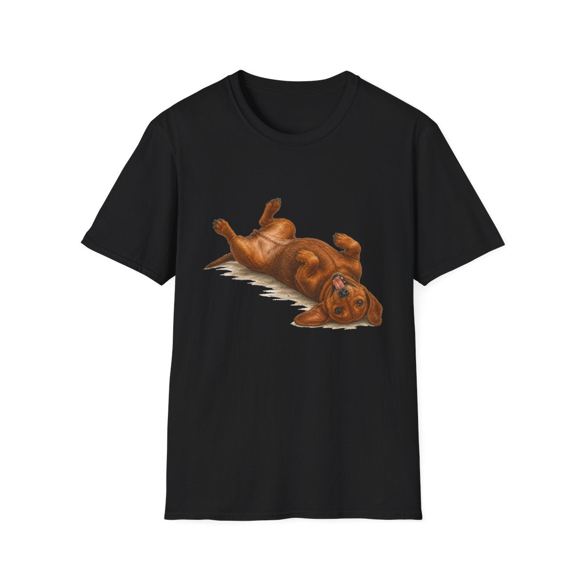 Belly Rubs Dachshund Tee - Black