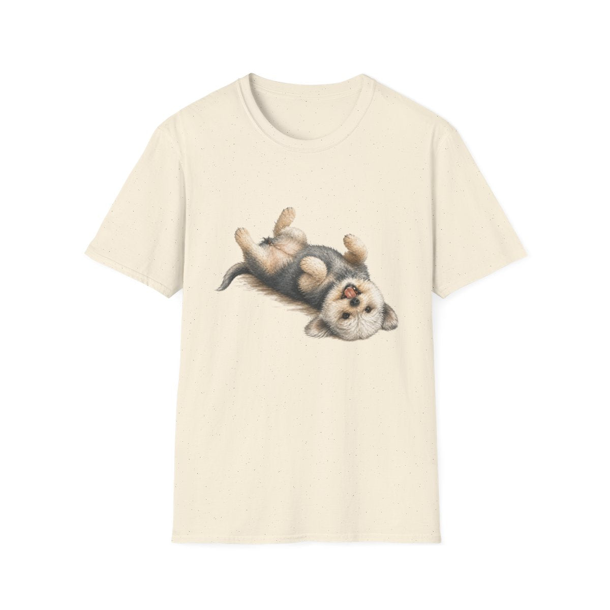 Belly Rubs Dandie Dinmont Terrier Tee - Natural