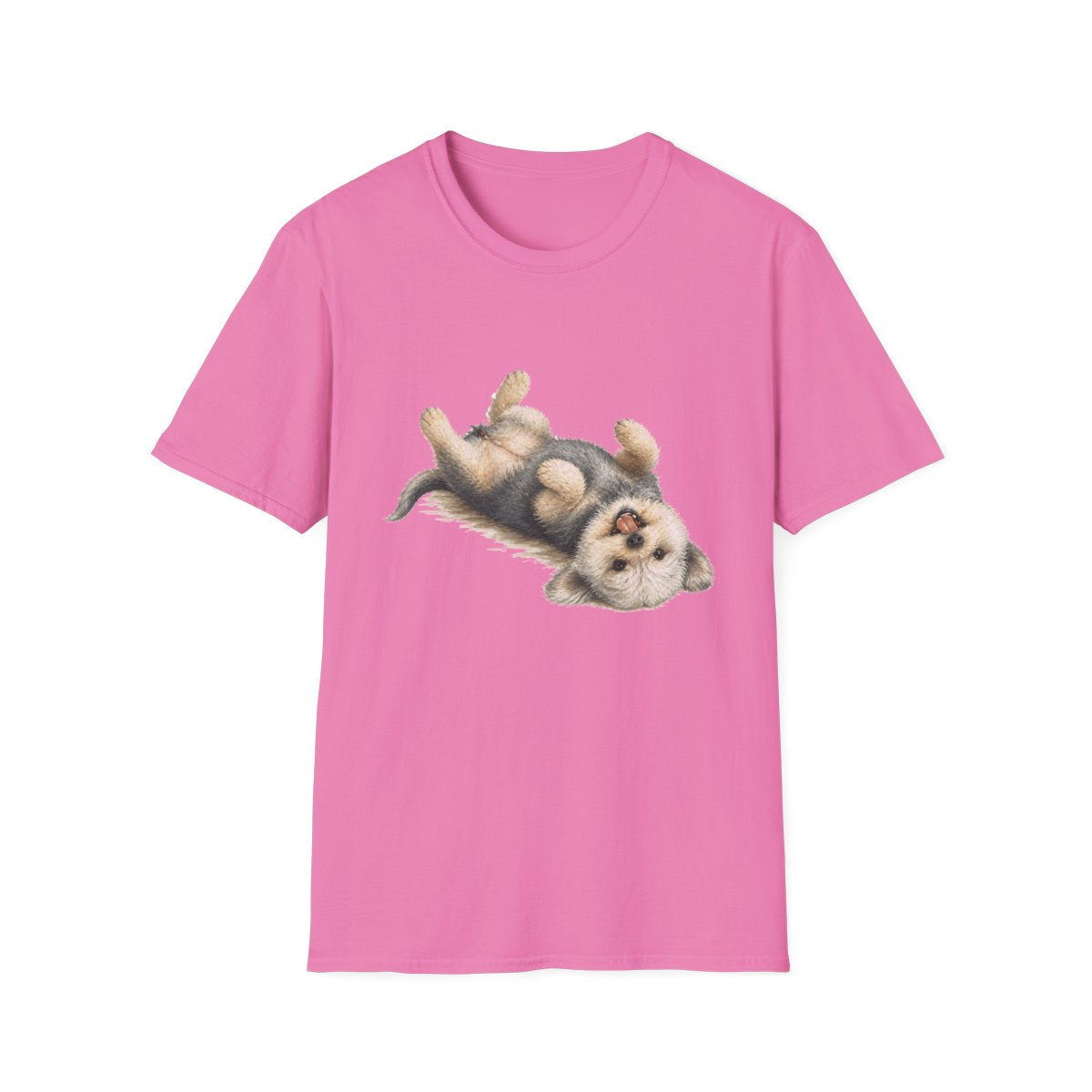 Belly Rubs Dandie Dinmont Terrier Tee - Azalea