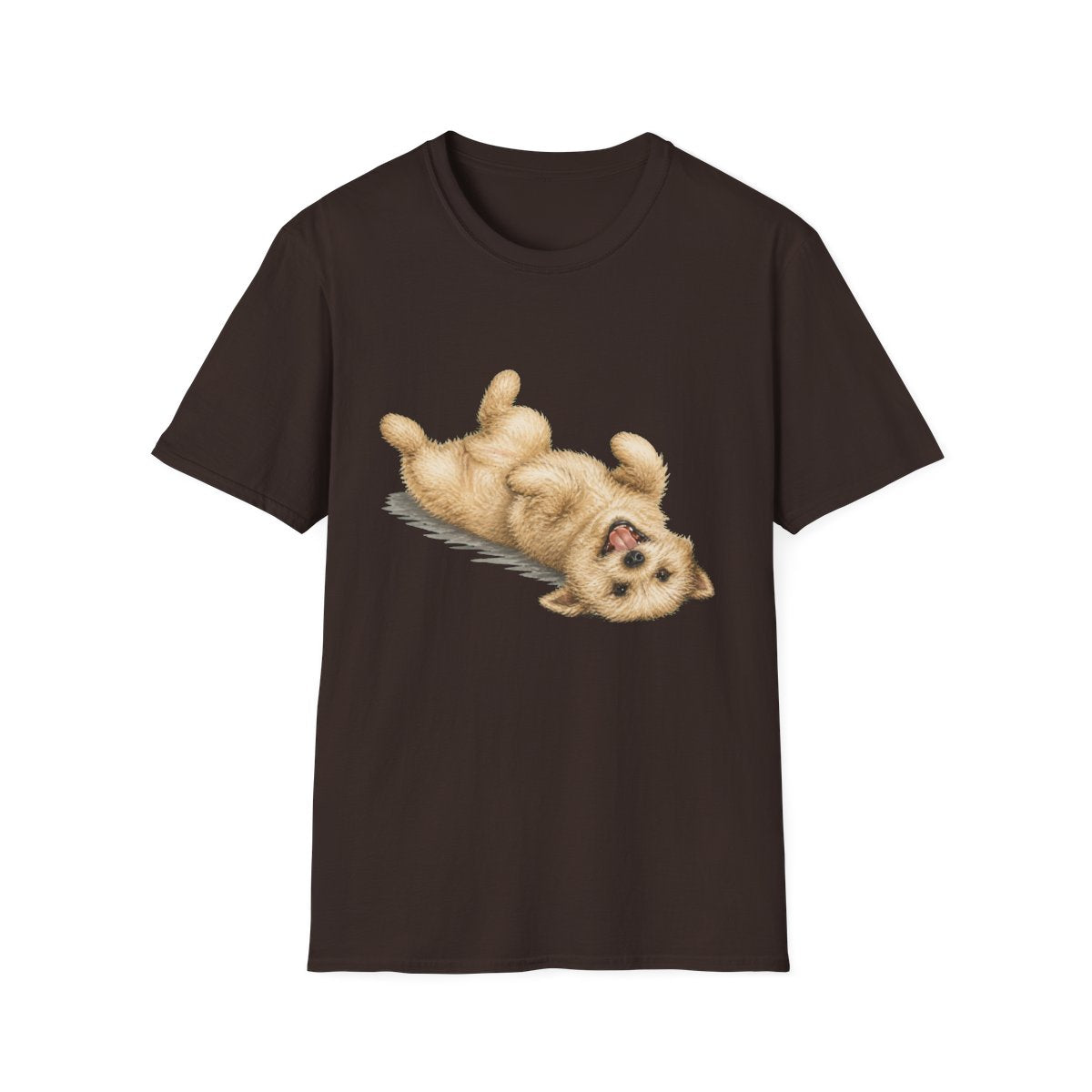 Belly Rubs Glen of Imaal Terrier Tee - Dark Chocolate