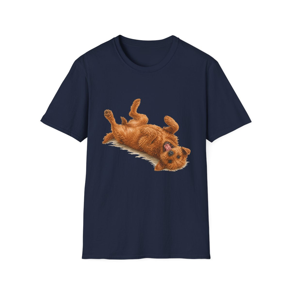Belly Rubs Irish Terrier Tee - Navy
