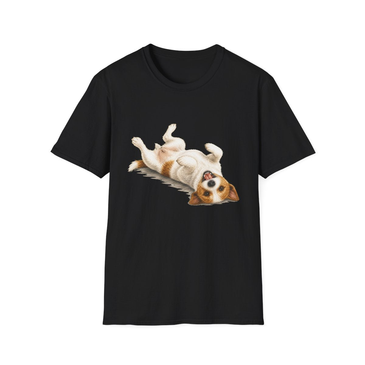 Belly Rubs Jack Russell Terrier Tee - Black