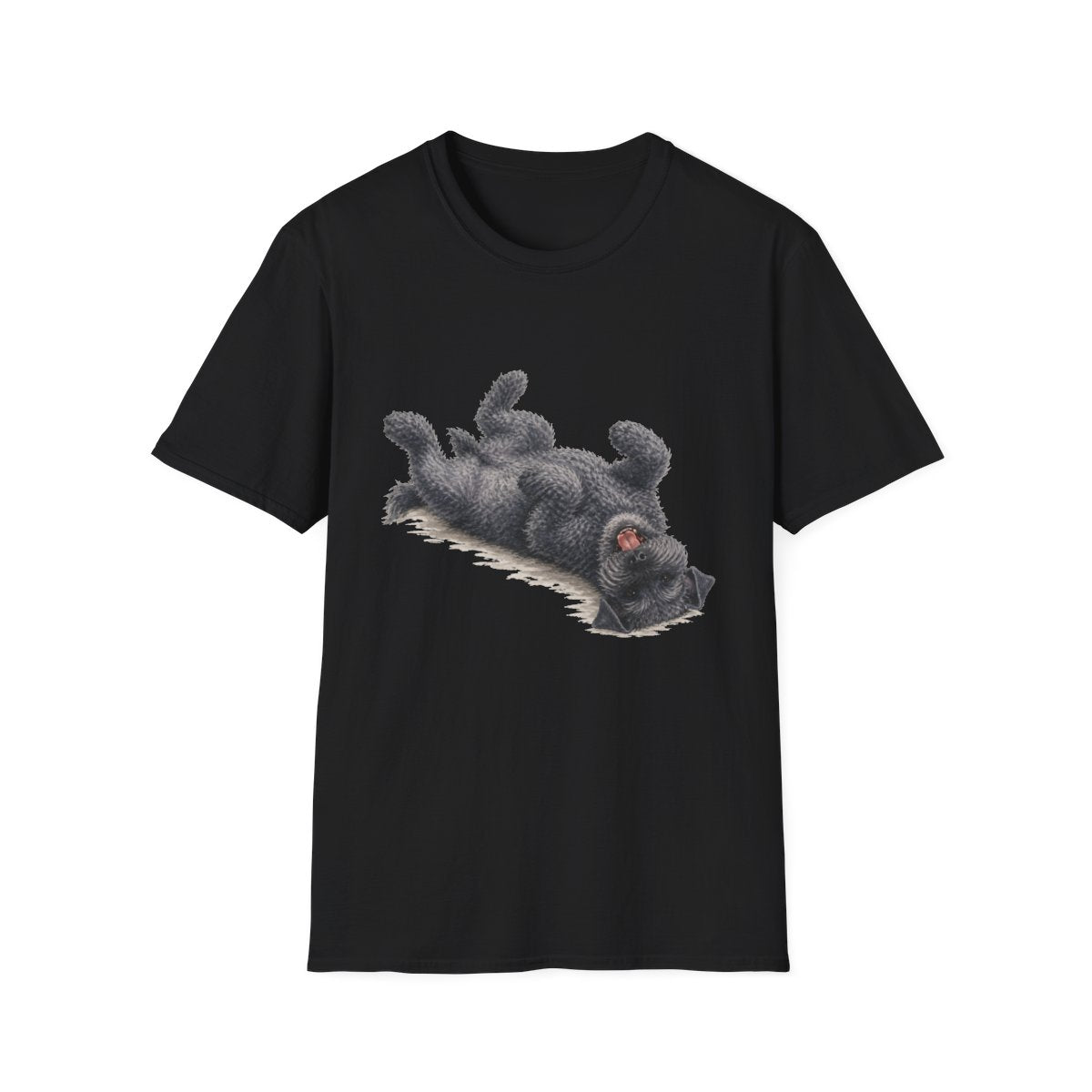 Belly Rubs Kerry Blue Terrier Tee - Black