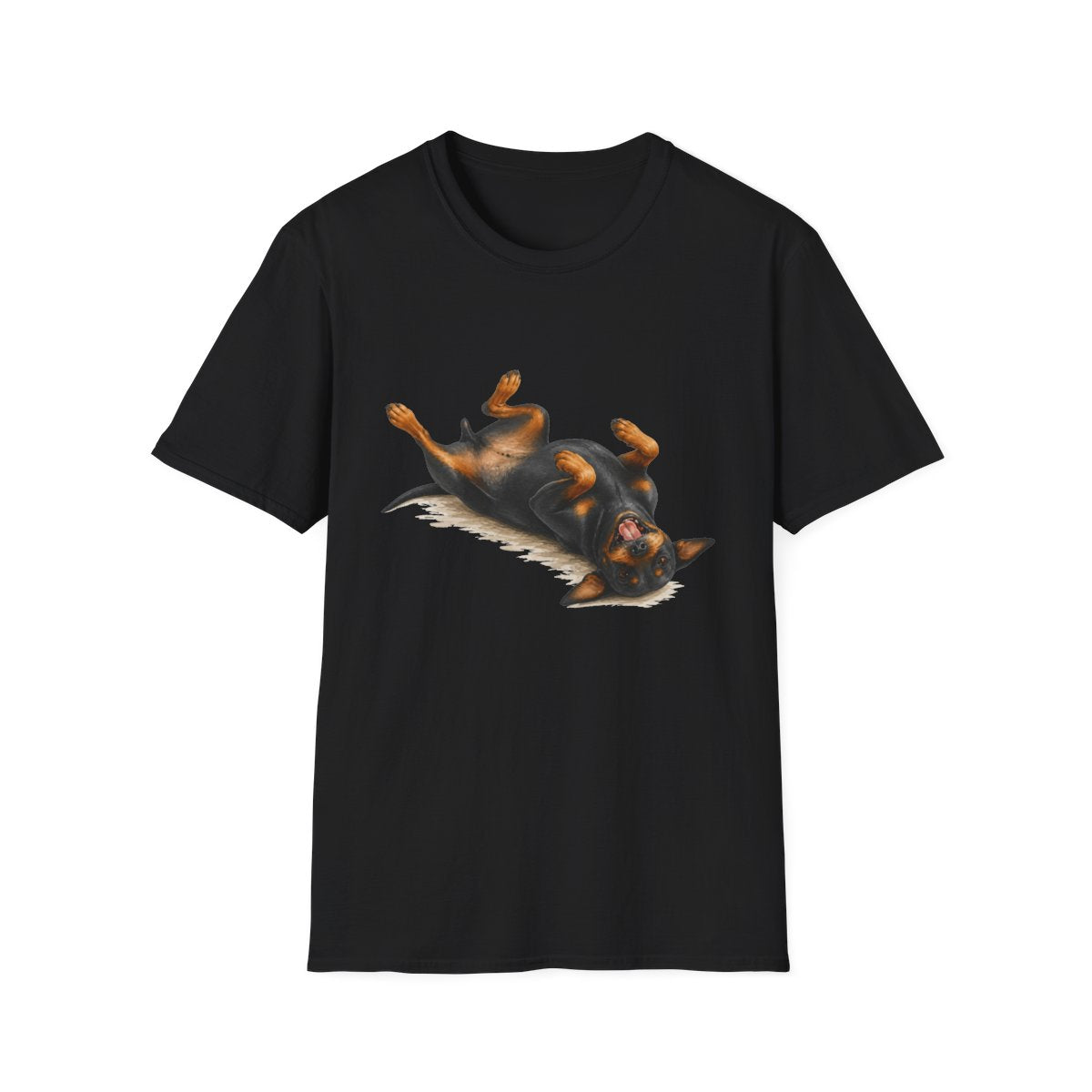 Belly Rubs Manchester Terrier Tee - Black