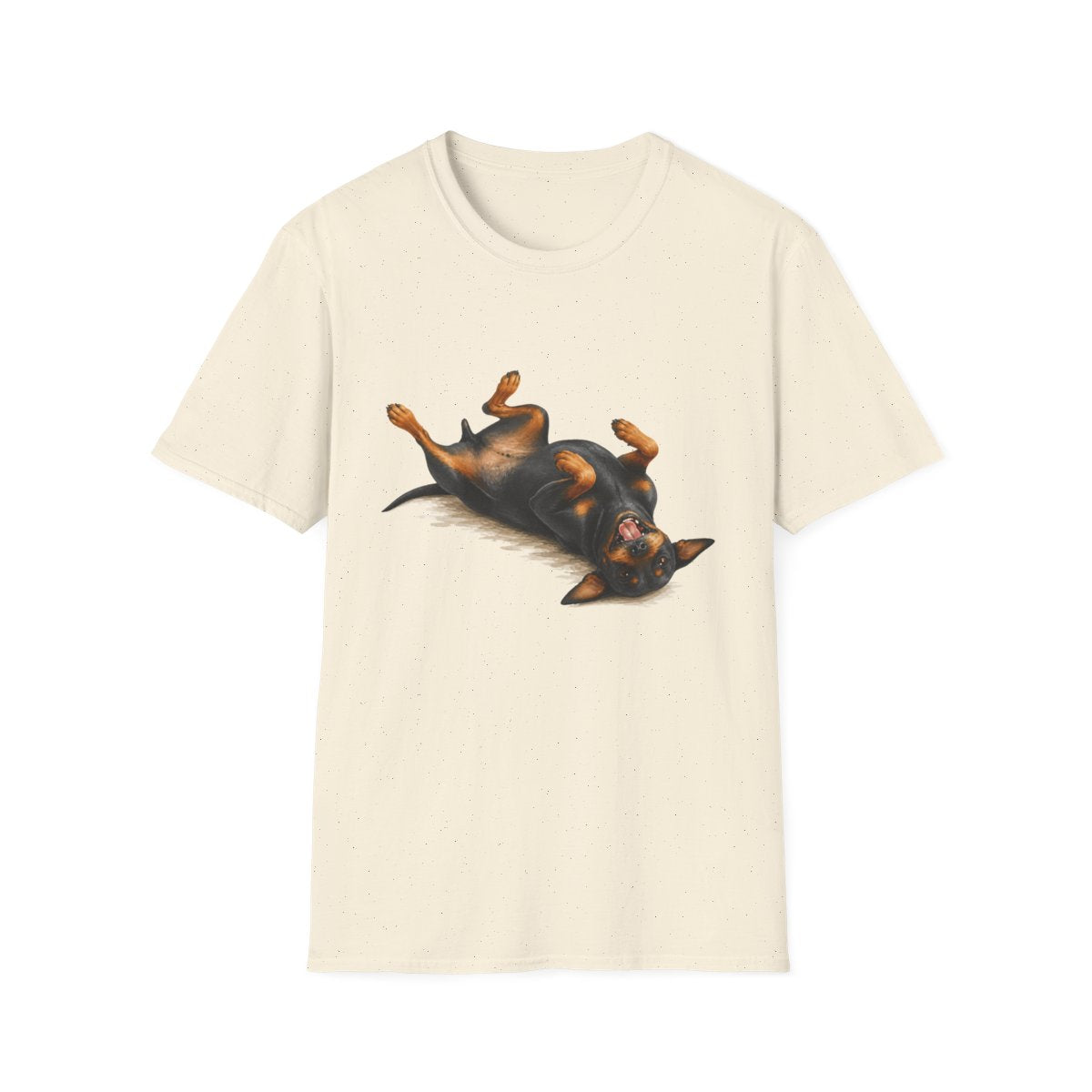 Belly Rubs Manchester Terrier Tee - Natural