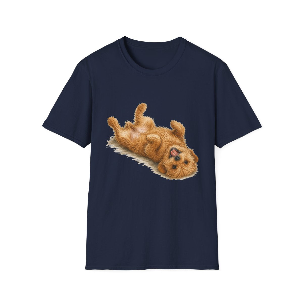 Belly Rubs Norfolk Terrier Tee - Navy