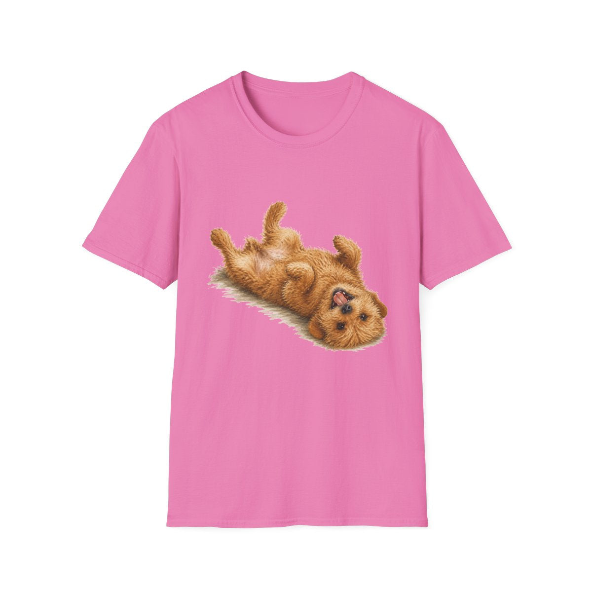 Belly Rubs Norfolk Terrier Tee - Azalea