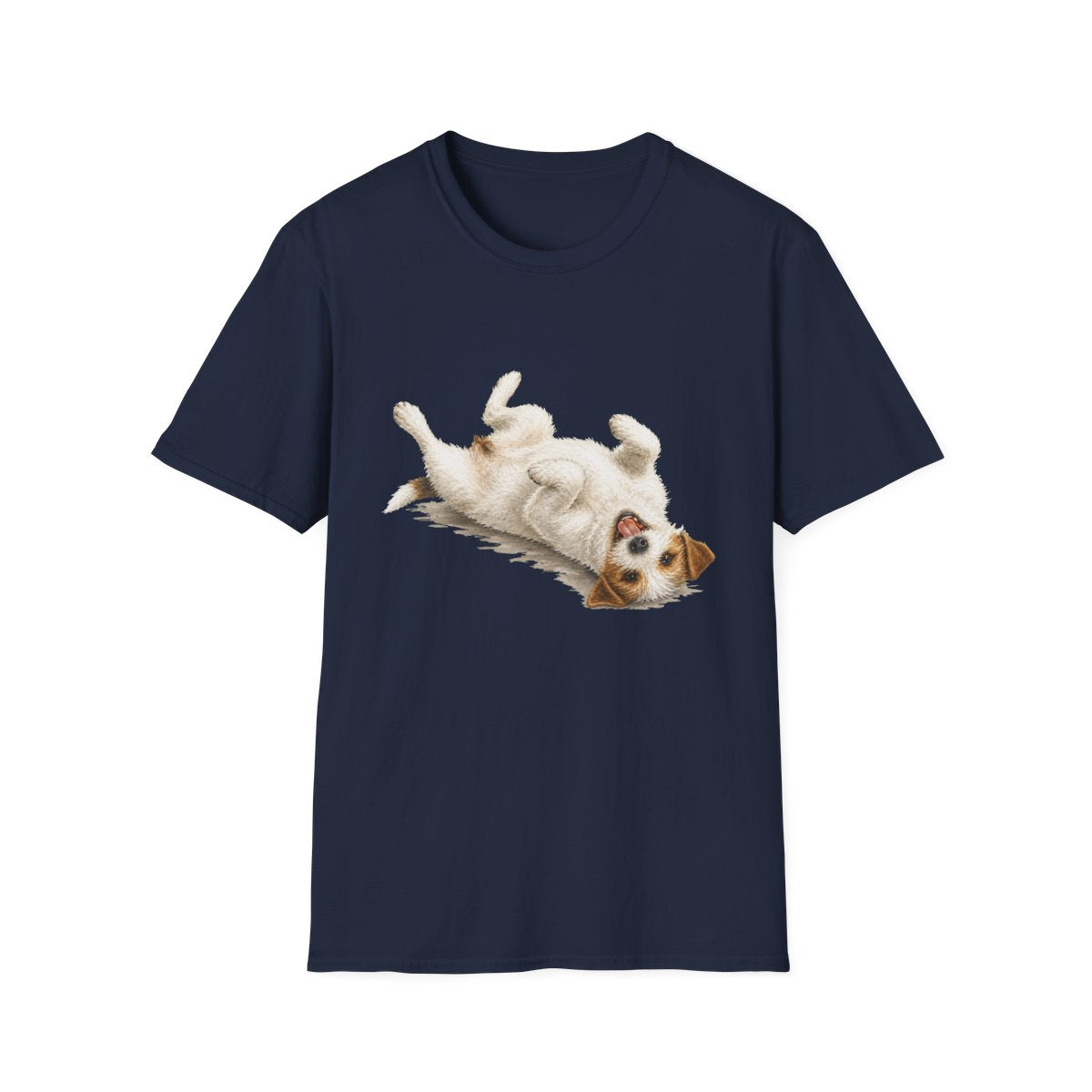 Belly Rubs Parson Russell Terrier Tee - Navy