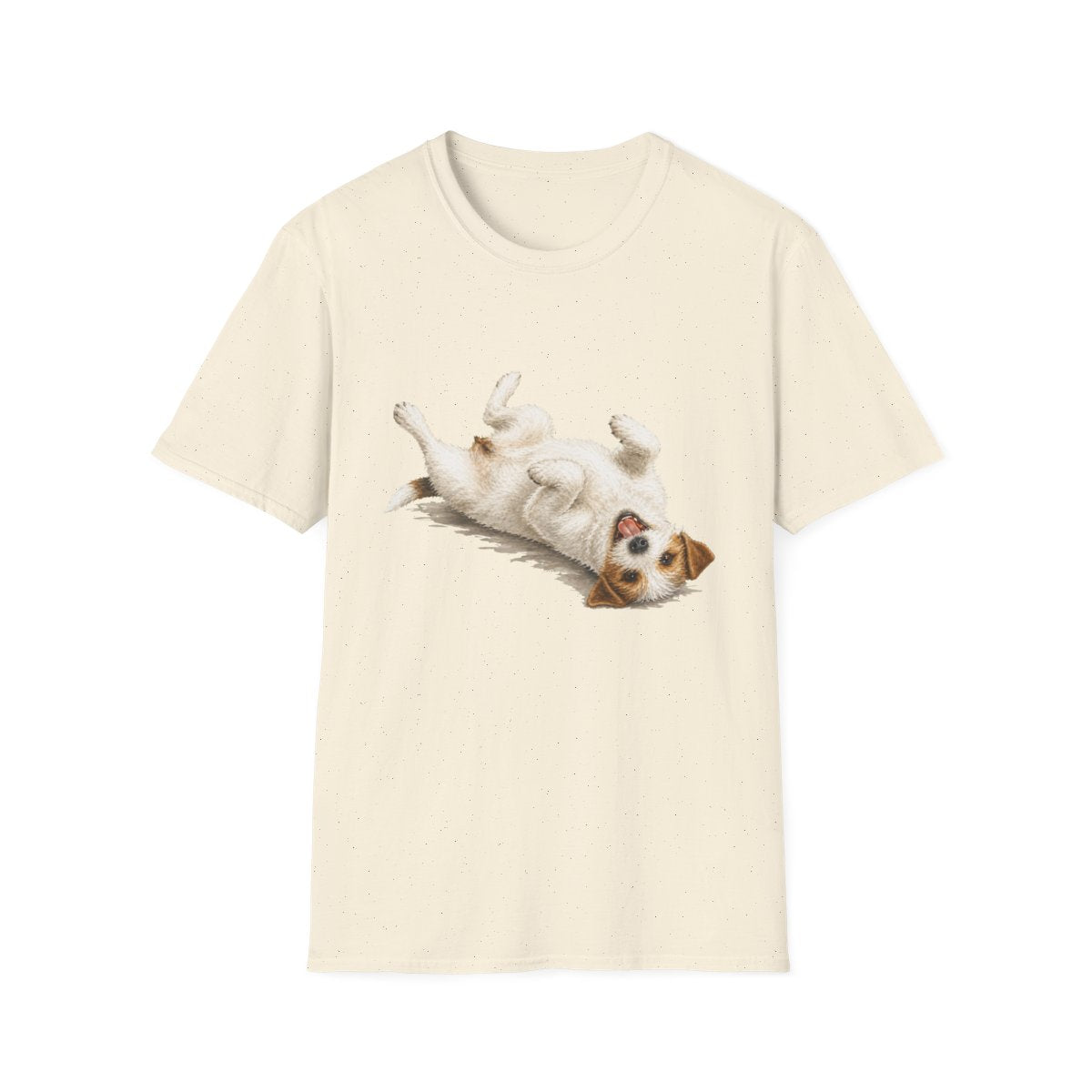 Belly Rubs Parson Russell Terrier Tee - Natural