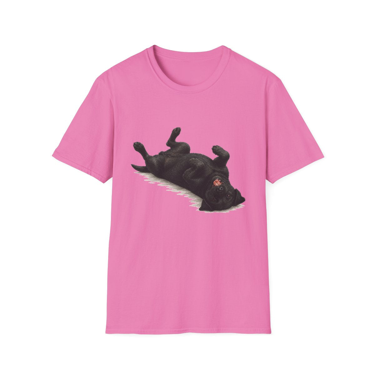Belly Rubs Patterdale Terrier Tee - Azalea