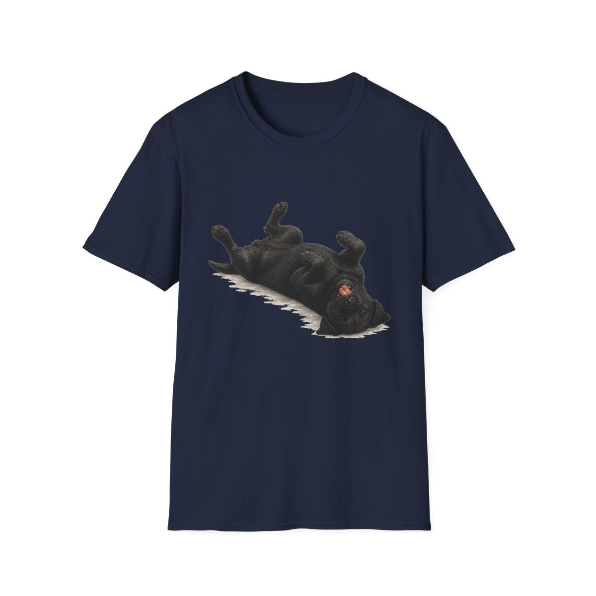 Belly Rubs Patterdale Terrier Tee - Navy
