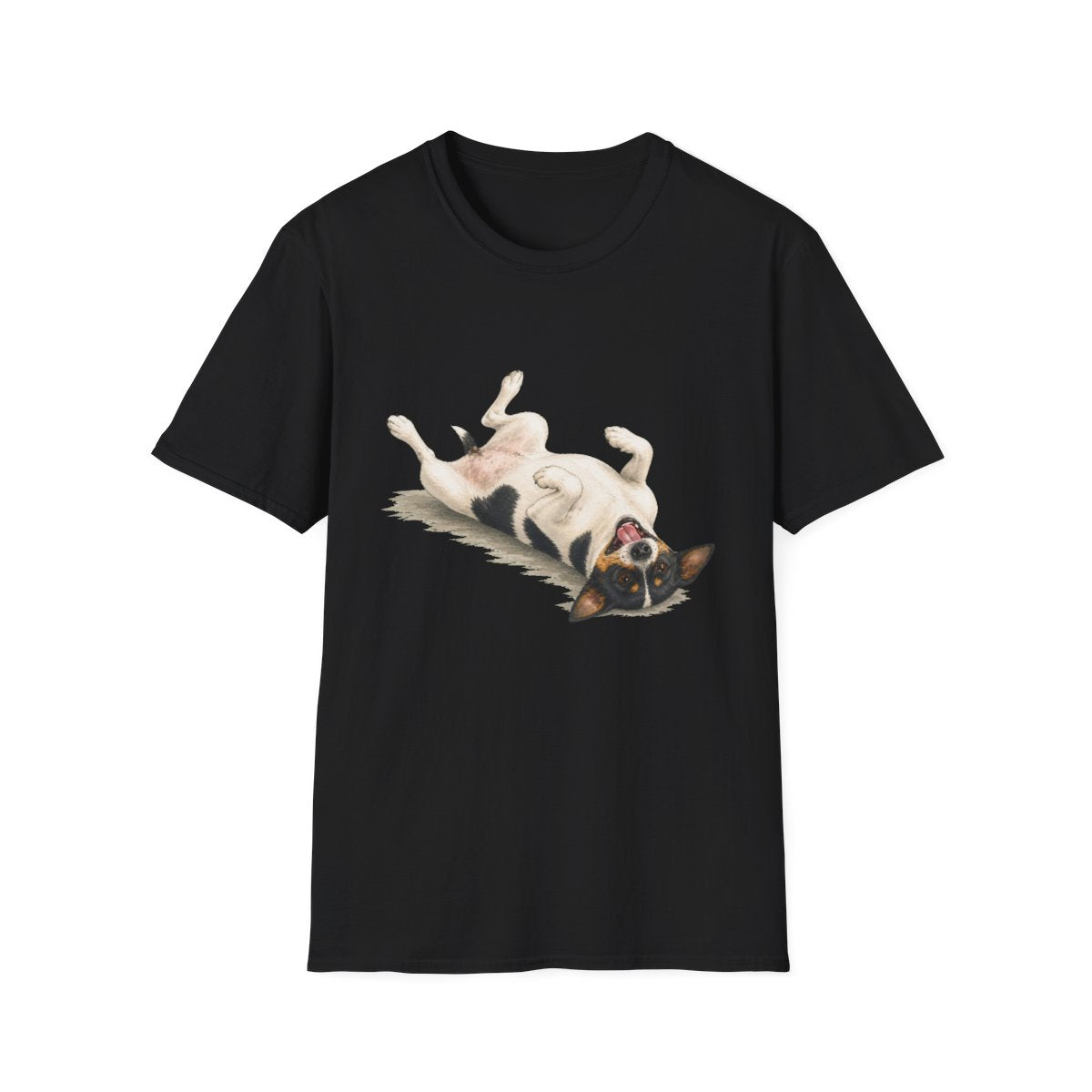 Belly Rubs Rat Terrier Tee - Black