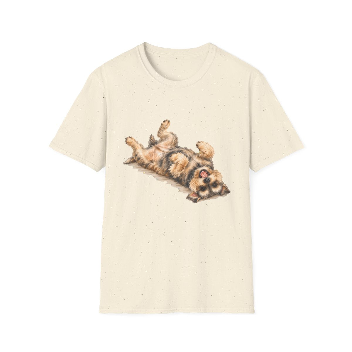 Belly Rubs Schnauzer Tee - Natural
