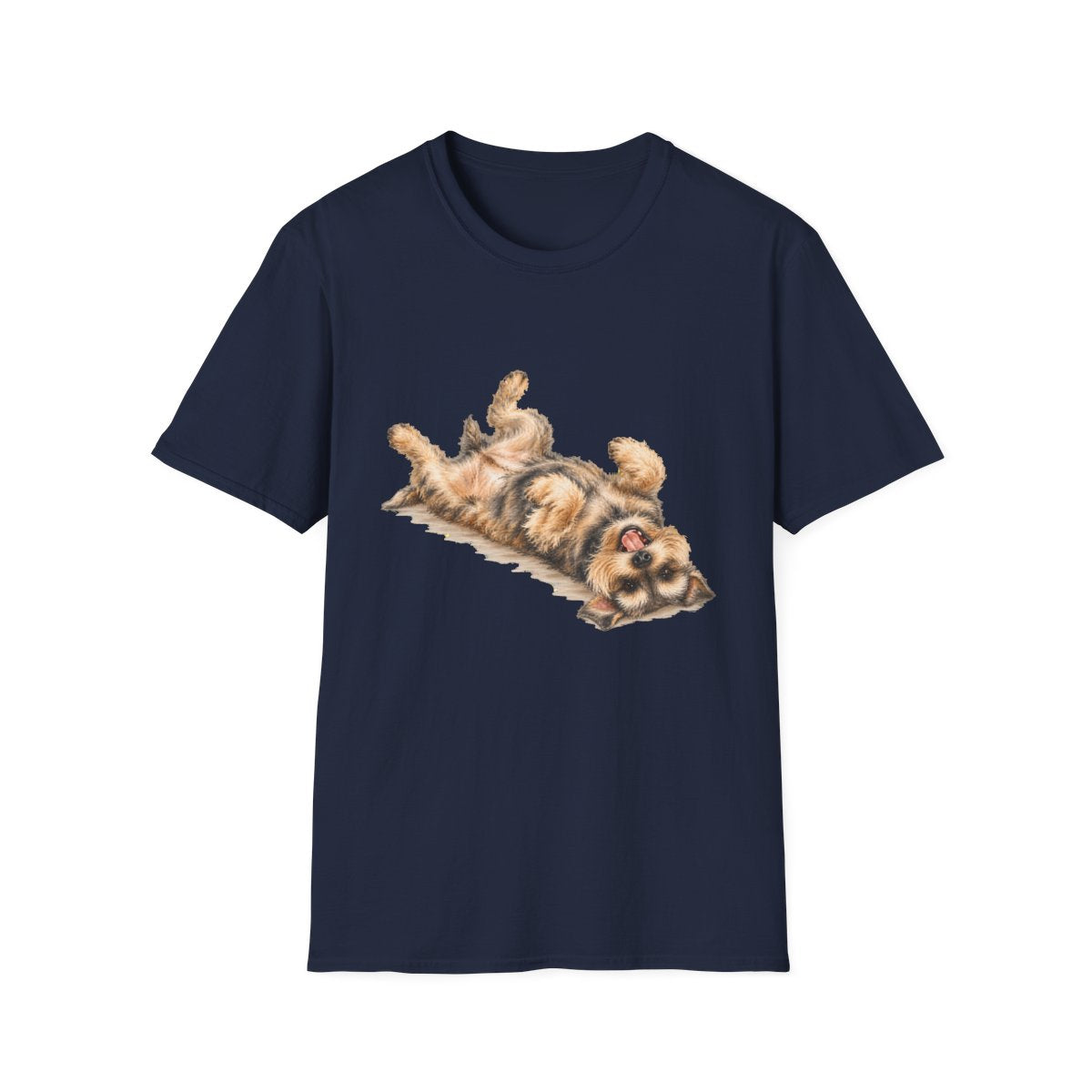 Belly Rubs Schnauzer Tee - Navy