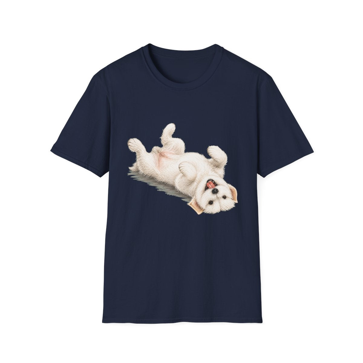 Belly Rubs Sealyham Terrier Tee - Navy