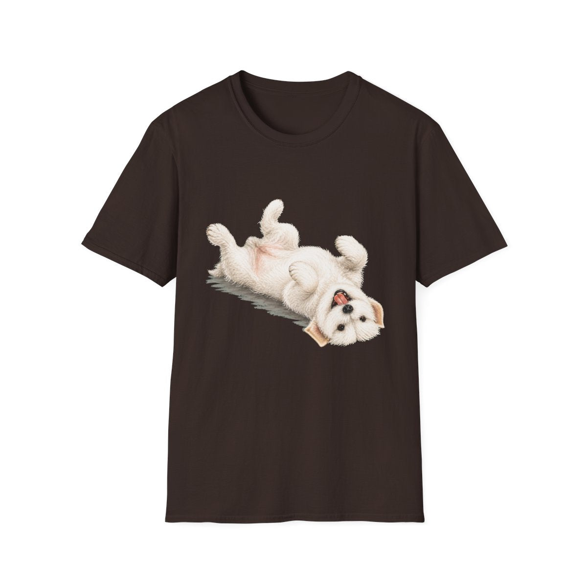 Belly Rubs Sealyham Terrier Tee - Dark Chocolate