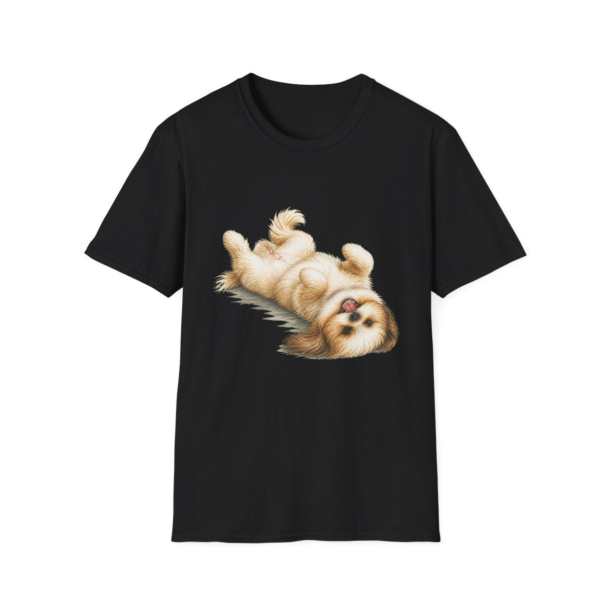 Belly Rubs Shih Tzu Tee - Black