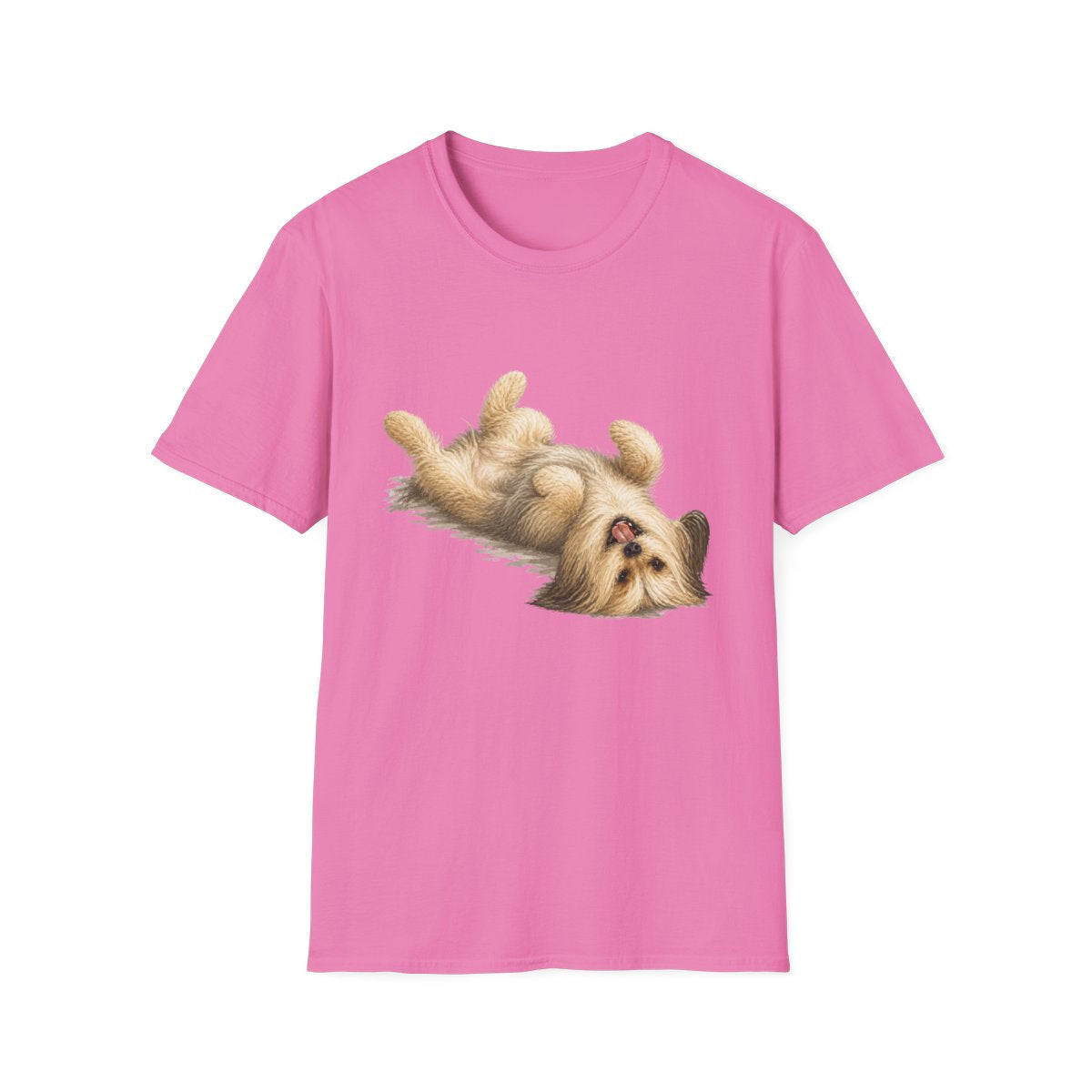 Belly Rubs Skye Terrier Tee - Azalea