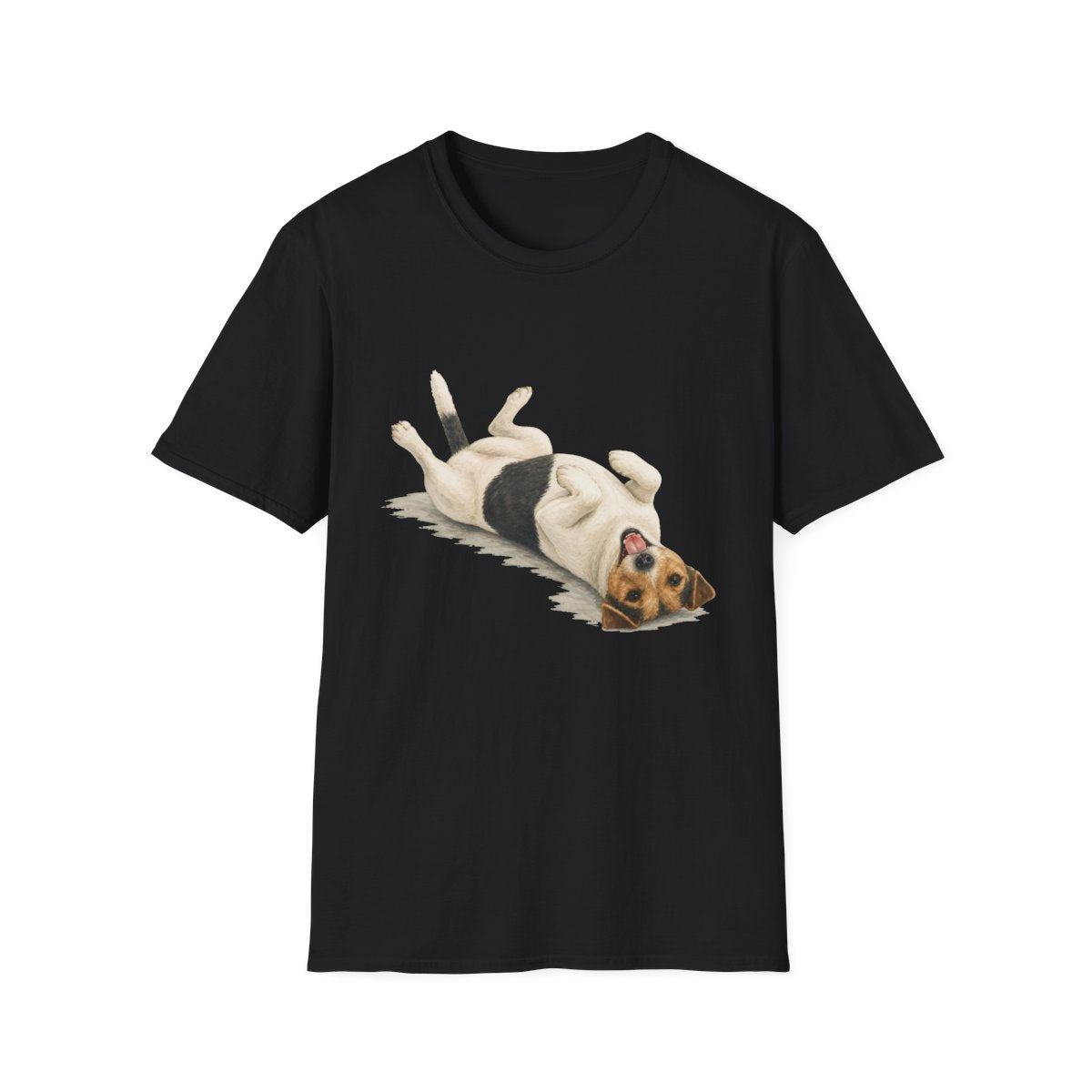 Belly Rubs Smooth Fox Terrier Tee - Black