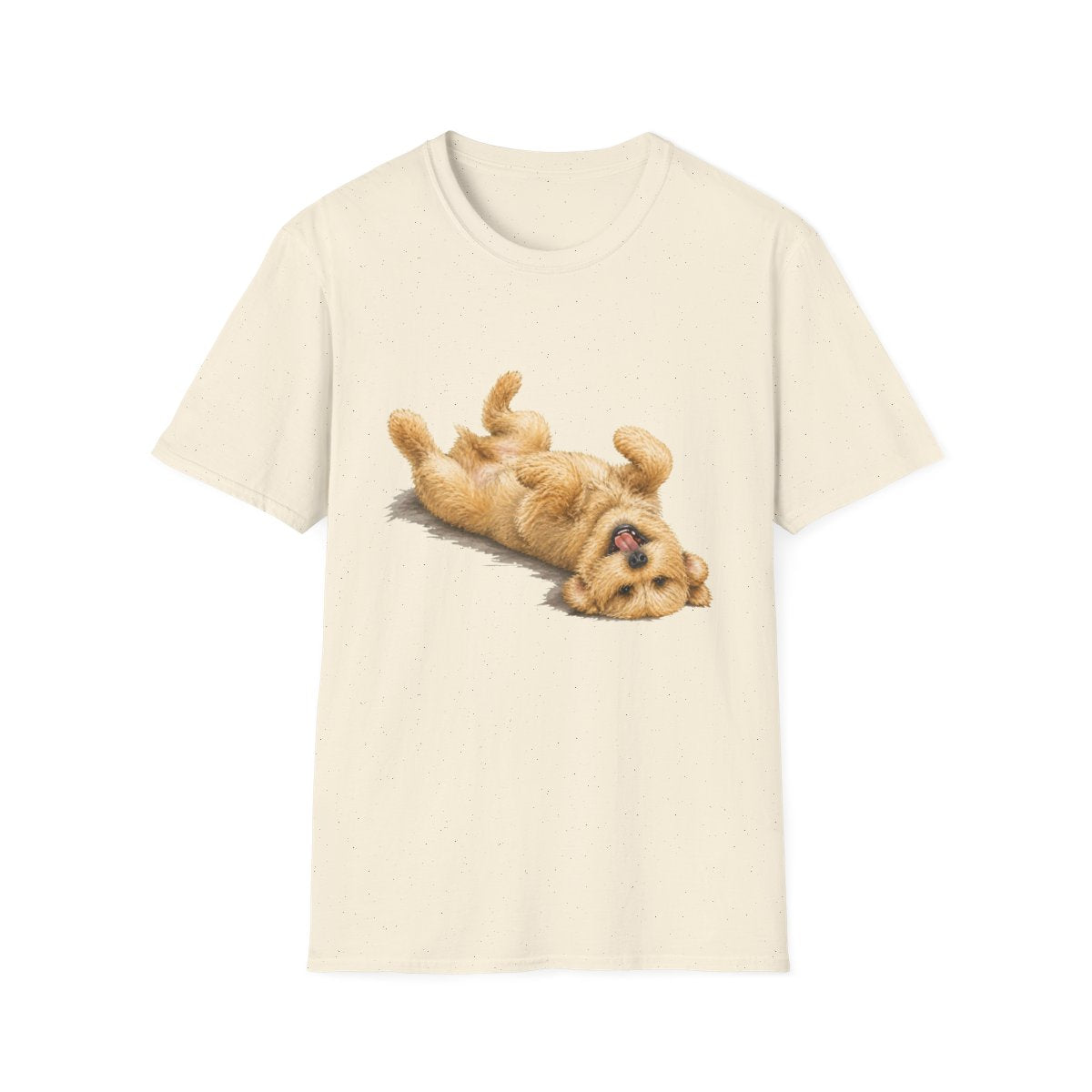 Belly Rubs Soft Coated Wheaten Terrier Tee - Natural