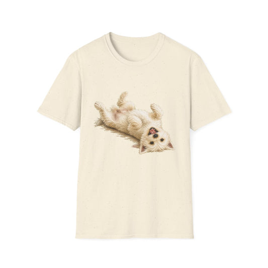 Belly Rubs Westie Tee - Natural