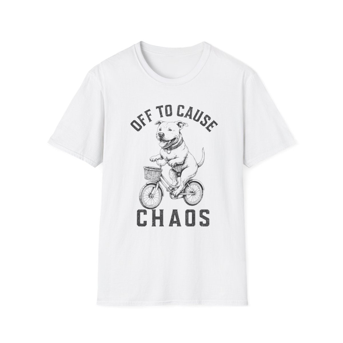 Bicycle American Pit Bull Terrier Tee - White
