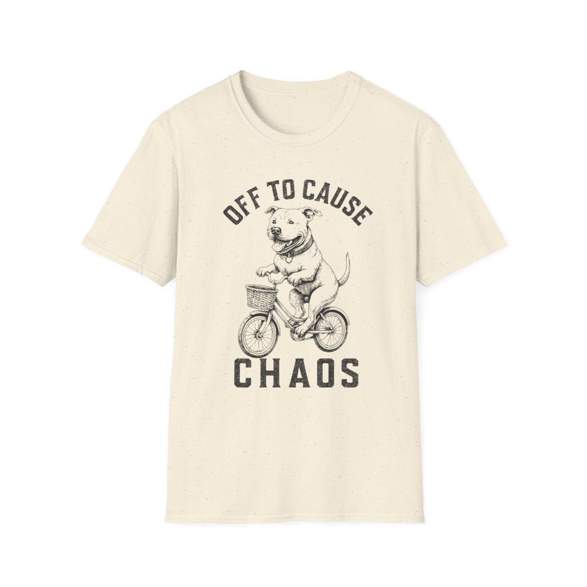 Bicycle American Pit Bull Terrier Tee - Natural