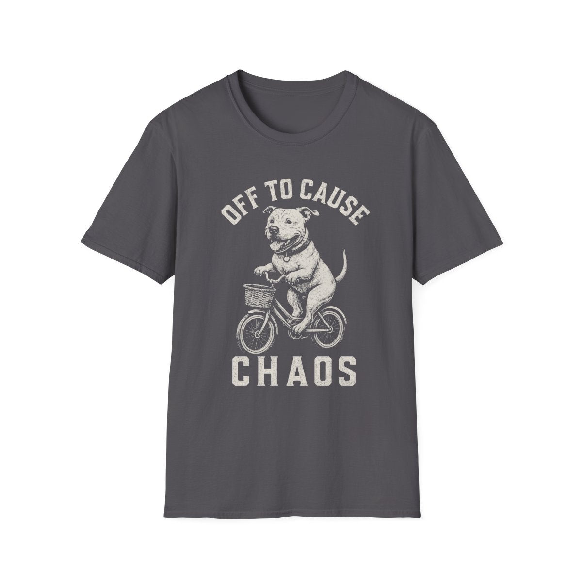 Bicycle American Pit Bull Terrier Tee - Charcoal
